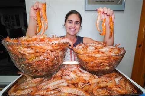 Catching LIMITS of WILD SHRIMP! Catch, Clean &amp; Cook! South Florida Shrimp Run