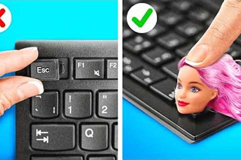 CRAZY DOLL HACKS AND TINY CRAFTS || Cute DIY Ideas &amp; Total Doll Makeovers by 123 GO!