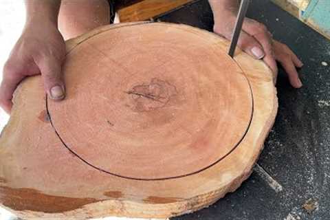 Perfect and Special Woodworking Ideas from Wood Slices // How To Make Four Wheel Wooden Toys Cars