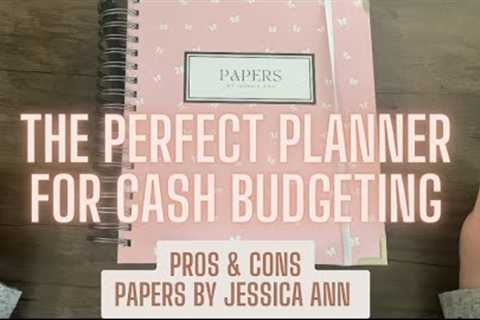 THE PERFECT PLANNER FOR CASH BUDGETING | BUDGET BY PAYCHECK PLANNER | WALKTHROUGH | PROS &amp; CONS