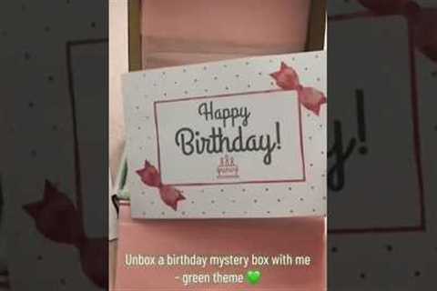 Unboxing Birthday gift box 🥰 #shorts #viral #unboxing #happybirthdaygift