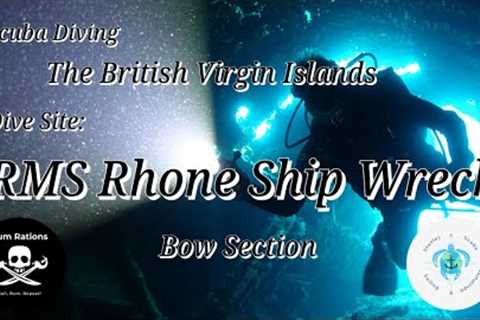 Scuba Diving The British Virgin Islands, The RMS Rhone Wreck Bow