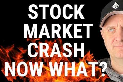 STOCK MARKET CRASH AND WE WERE CRUSHING IT WITH THESE STOCKS TODAY - LET'S GO!!!