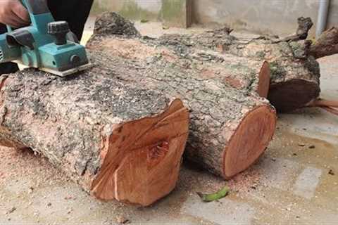 Extreme Peak Woodworking Skills From Hardwood Tree Trunks || Amazing Unique Woodworking Product Ever