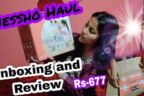 Messho Haul || Unboxing and Review Messho product dinner set || Messho Dinner set unboxing
