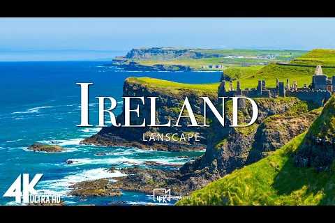 FLYING OVER IRELAND (4K UHD) - Relaxing Music Along With Beautiful Nature Videos - Ultra HD Videos