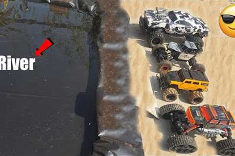RC Cars Water Crossing Test | MrJai and Toys