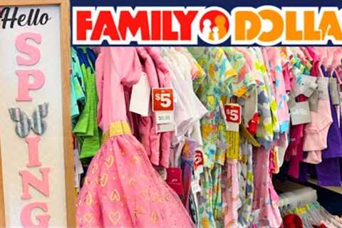 FAMILY DOLLAR SHOPPING *NEW FINDS FOR SPRING🌷$2 TO $5 CLEARANCE SHOES + CLOTHES!!!