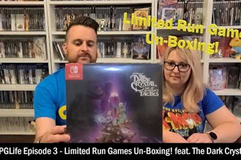 JRPGLife - Episode 3: Limited Run Games Unboxing! feat. The Dark Crystal