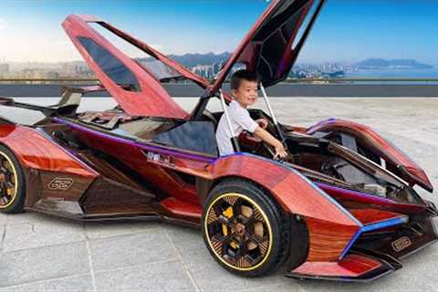 Crafting a Special Edition Lamborghini Vision GT for My Son The Process ( Original Sound )