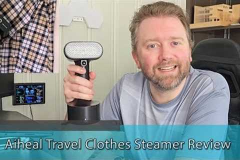 WRINKLE FREE CLOTHING WHEN TRAVELING - Aiheal Portable Travel Clothes Steamer Review