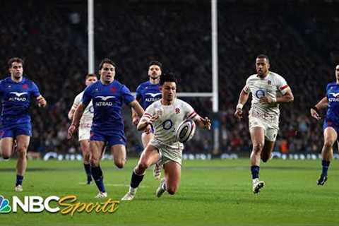2023 Six Nations Rugby highlights: France demolishes England | NBC Sports