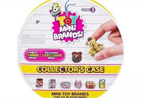 Zuru 5 Surprise Toy Mini Brands Series 3 Collector's Case Exclusives Unboxing Review