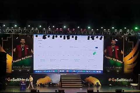 Stock Market Growth Conclave Delhi 2023। Ghanshyam Tech Sir Full Video Live। Art of Trading 😎