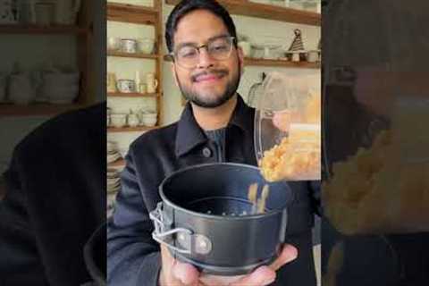 EGGLESS BAKED CHEESECAKE | EPISODE 1 SMALL SERVE DESSERTS #shorts #smallservedesserts