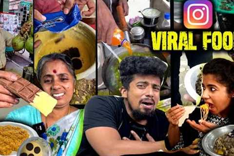 Cooking Viral INSTAGRAM foods🤯| Weird street foods🤢