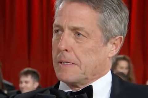 Hugh Grant's Awkward Interview with Ashley Graham on Oscars Red Carpet: Twitter Reacts