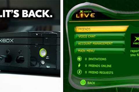 Playing on the Original Xbox Live 22 Years Later Is Incredible.