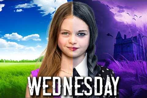 Transforming My Daughter Into Wednesday Addams *emotional 😂*