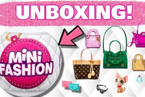 UNBOXING MINI BRANDS FASHION!! Zuru 5 Surprise Blind Bag Toy Opening!