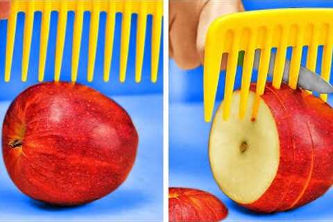 How To Cut And Peel Fruits And Vegetables || Kitchen &amp; Cooking Hacks