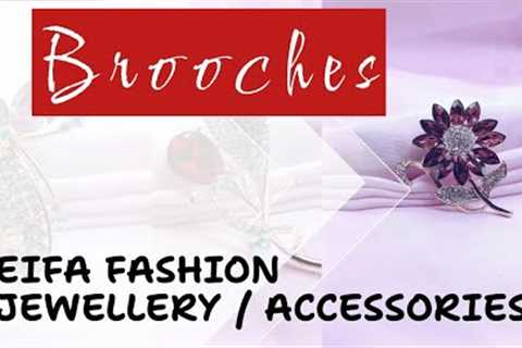 EIFA FASHION BROOCHES | SAREE PIN | UNIQUE COLLECTION | IMITATION FASHION JEWELLERY |#barlin #eifa