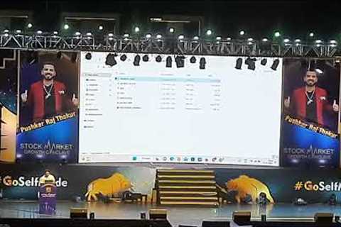 Stock Market Growth Conclave Delhi 2023। Power of Stocks Subhashish Sir। Traffic Light Trading Setup
