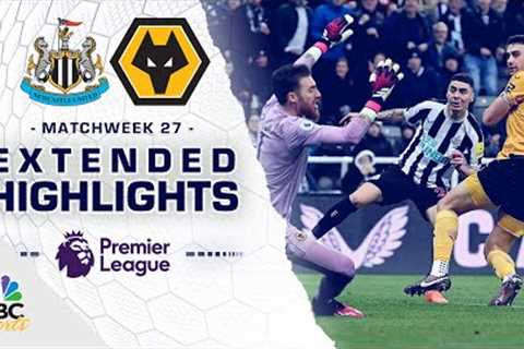 Newcastle United v. Wolves | PREMIER LEAGUE HIGHLIGHTS | 3/12/2023 | NBC Sports