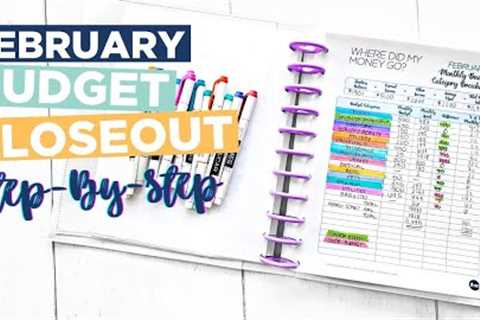 CLOSING OUT MY BUDGET | Step-By-Step + Budget With Me