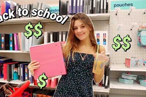 back to school supplies shopping! target + walmart