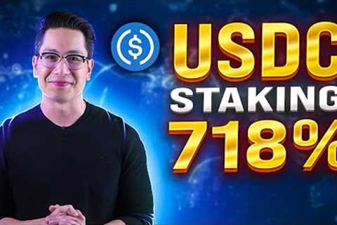 THE MOST PROFITABLE USDC coin STAKING at 718% 🚀 stablecoin yield farming