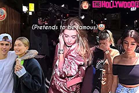 Hailey Bieber giving me second hand embarrassment paparazzi moments