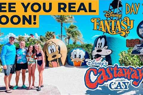 Our First Visit to Castaway Cay! Our Last Day on the Fantasy &amp; Disembarkation | Disney Fantasy..