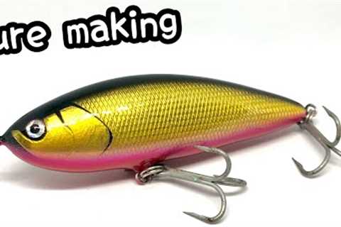 【lure making】How to  make a sinking bait handmade lure  making