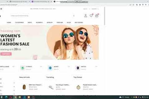 025 Website beautiful modern design. Online market.Shop.Fashion.  Responsive. Html, css, javascript.