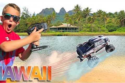 Will It Drive On The Beach?! RC Car Driving On Water In HawaiI!