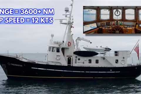 €850,000 Long-Range STEEL Converted Lifeboat Live-aboard Explorer Yacht For Sale | M/Y Fredrikstad