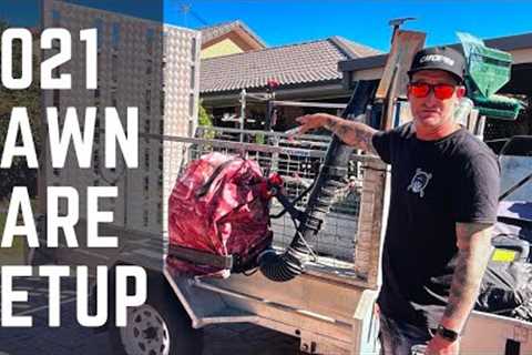 2021 Lawn Care setup - 3 Trailers with 3 Purposes - Catch Pro Australia &amp; Greenscapes Solutions