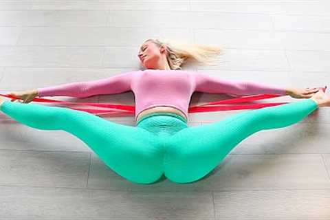 Yoga and Stretching with Yoga Band