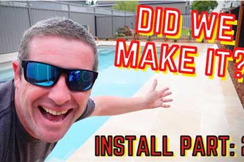 LIVE | Vman Vlog's - Narellan Fibreglass Pool Install - paving and tiling - but is it all done?!