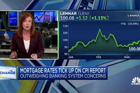 Mortgage rates tick higher on cool CPI report