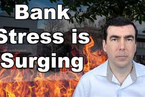 The Banking Crisis is About to Get Worse as Bank Stress is Rising at the Fastest Rate Since the GFC