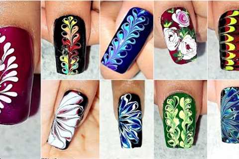10 Easy Nail Art Designs at home || Nail Art Compilation || #nails #nailart #tutorial #naildesign