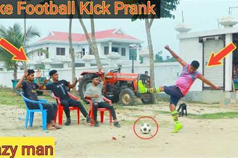 Fake Football Kick Prank !! Football Scary Prank - Gone Wrong Reaction |dy Razu prank tv