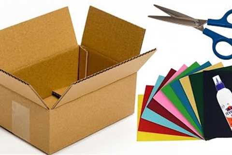 Wall Hanging crafts with Cardboard  || DIY Wall Decor Ideas || simple paper crafts for kids