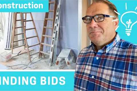 Tips On Finding Bids for New Construction