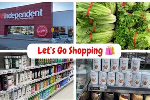 Come Shop With Me At The Independent Store | Grocery Shopping In Canada 🇨🇦