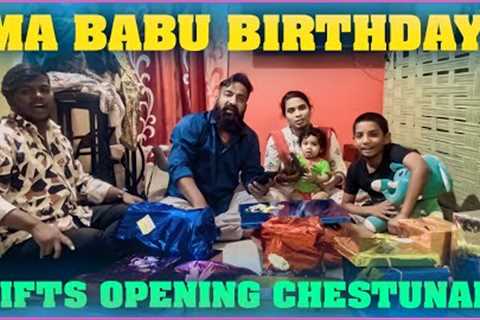 Ma Babu Birthday Gifts Opening Chestunam | Pareshan Family