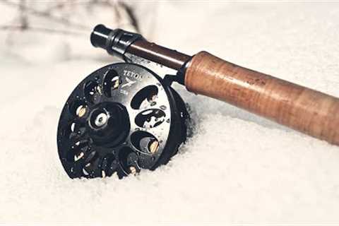 Fly fishing California after it got pummeled by snow