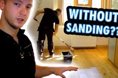 How to Refinish a Wood Floor Without Sanding (under 1 hour)